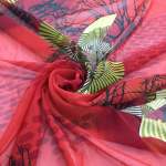 150CM Printed Chiffon Fabric Per Meter 30