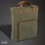 Charlie Canvas & Leather Laptop Backpack
