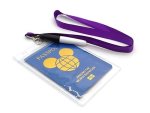 Drinking Around The World Passport With Cover Pen & Lanyard Perfect For Trip To Epcot Purple