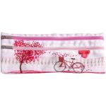 No Brand 33CM Double Zip Pencil Case Hearts