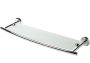 Senai Curved Bathroom Floating Glass Shelf