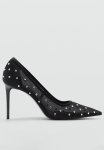 Loursi Court Heel - Black