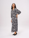 Abstract Print Maxi Dress - XL Assorted