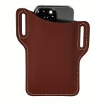 Pu Leather Oversized Phone Pouch Upgraded Thickened Universal Holster Smartphone Storage Bag For Running Travel Camping Hiking F