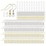 Hypoallergenic Earring Hooks Set 300PCS Earring Making Kit With Hypoallergenic Earring Hooks Jump Rings And Clear Silicone Earri