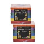 Edu Wooden Blocks - 60 Pieces 2 Pack