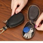 1PC Large Capacity Multi-functional Key Storage Bag Simple Small Key Bag