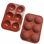 2 Pack Large Silicone Chocolate Bomb Molds Hot Cocoa Sphere For Baking Non-stick Silicone Candy & Dessert For Diy Treats & Sweet