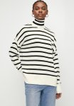 Superbalist 100% Cotton Stripe Roll Neck - White