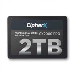 Cipherx CX2000 Pro 2TB SSD Sata 6GBPS 3D Nand Tlc Aes & Tcg Encryption – New