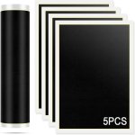 5PCS Laser Engraving Marking Color Paper Black 36.07CM 23.88CM Laser Engraving Marking Paper Laser Engraving Material For Glass