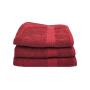 Eqyptian Collection Towel -440GSM -hand Towel -pack Of 3 -burgundy