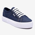 Soviet L Ayanda Platform Sneaker - Dark Denim - 9