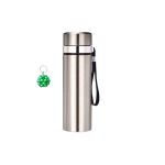 183692 Stainless Steel Vacuum Flask With Lanyard And A Keyholder
