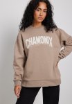 City Print Sweatshirt - Brown