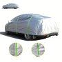 Jiuwan Oxford Car Cover With Reflective Elastic Straps - IPX4 Waterproof