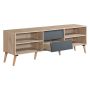 Everfurn Everest Tall Tv Stand With 2 Drawers