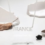 CNE107497 - 925 Sterling Silver Name Necklace Capital Letters