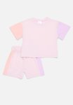 PoP Candy Colour Block Top And Short Set-pink