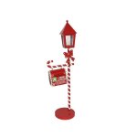 Christmas Mailbox Lamp With 15 Lights 19.5X15X67.5CM