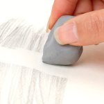 1PC Plastic Eraser Strong Adhesive Professional Sketching And Painting Eraser Art Sketching Eraser