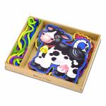 Melissa Farm Lace & Trace Wooden Toy