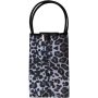 Clicks Fold Up Bag Grey Leopard