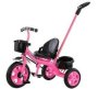 Toddler Tricycle With Detachable Parent Handle Kids Scooter Pink