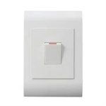 Lesco Pipelli 2 Pole Flush Isolator Switch Rectangle With
