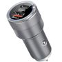 Car Charger 38W Fast Charging With Pd & Qc 3.0 For Iphone Android