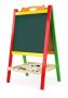 Wooden Easel Double Sided Whiteboard & Chalkboard With Accessories