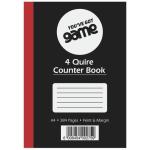 No Brand Game Hard Cover 4-QUIRE 384PG Feint Marg