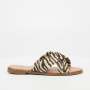 Indi 1 Flat Sandal - Zebra - Zebra / 7