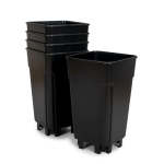 Plastic Tall Drainage Pot 12 X 12 X 20CM - Container Bundle 5PC