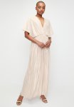 Edit Plisse Dolman Sleeve Maxi Dress-neutral