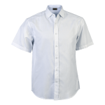 Mens Clayton Lounge Shirt Short Sleeve Lo-cla White 5XL