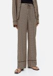 Patterned Trousers - Beige Patterned
