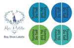Shoe Labels - Blue Tones