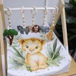 Baby Gym Themed Dangles Safari Animals And Tree