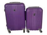 Smte -quad Wheel Quality Travel Ware 2 Piece Alin Purple With Keychain