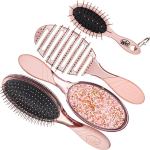 Wetbrush Pro Detangler & Flex Dry Glistening Glamour Kit 3 Brushes