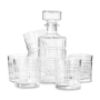 7-PIECE Decanter & Tumbler Set - 750ML Decanter And 6 X 340ML Block Cut