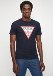 Guess Cn Ss Original Logo Tee - Smart Blu