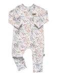 Vanilla Woodlands Cotton Onesie - Newborn