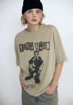 Oversized Printed T-Shirt - Green & Yungblud
