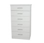 Lagos 6 Drawers Chest Of Drawers White