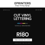Cut Vinyl Lettering