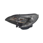 Opel Corsa Ecoflex Headlight Halogen Black Left 15-19