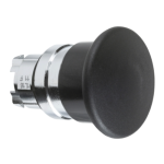 ZB4BC2 Black Mushroom Push Button Head