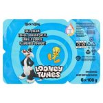 Pnp Looney Tunes Full Cream Dessert Yoghurt 6 X 100G